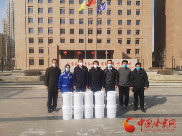 【甘肅全民戰(zhàn)“疫”】暖心！民革蘭州市委會捐助首批1噸防疫物資（圖）