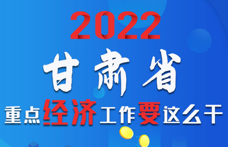 【甘快看·圖解】速覽！2022甘肅省重點(diǎn)經(jīng)濟(jì)工作要這么干！