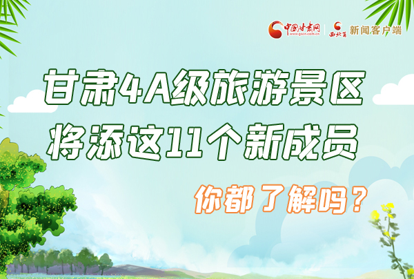 圖解|甘肅4A級旅游景區(qū)將添這11個新成員 你都了解嗎？