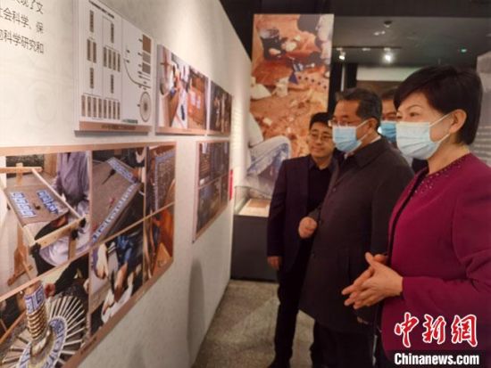 圖為展覽現(xiàn)場?！●T志軍 攝