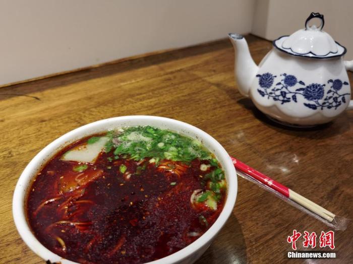 資料圖：蘭州牛肉面。 徐雪 攝