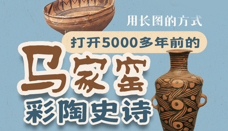 用長圖的方式，打開5000多年前的馬家窯彩陶史詩