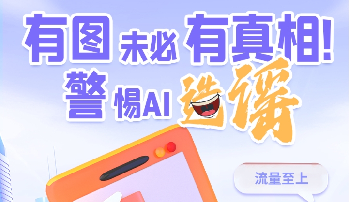 圖解|有圖未必有真相 警惕AI造謠！